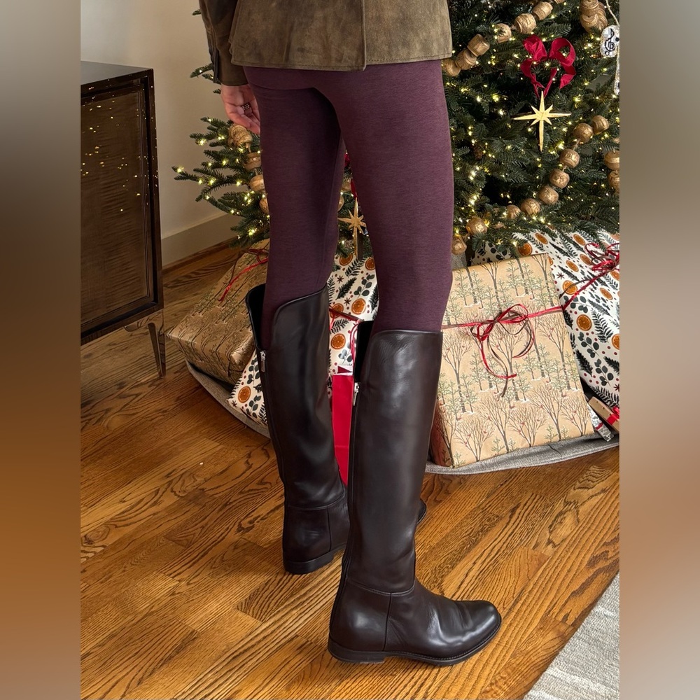 Gorsuch. Petra Stretch Nappa Boot with fold over or stand cuff.